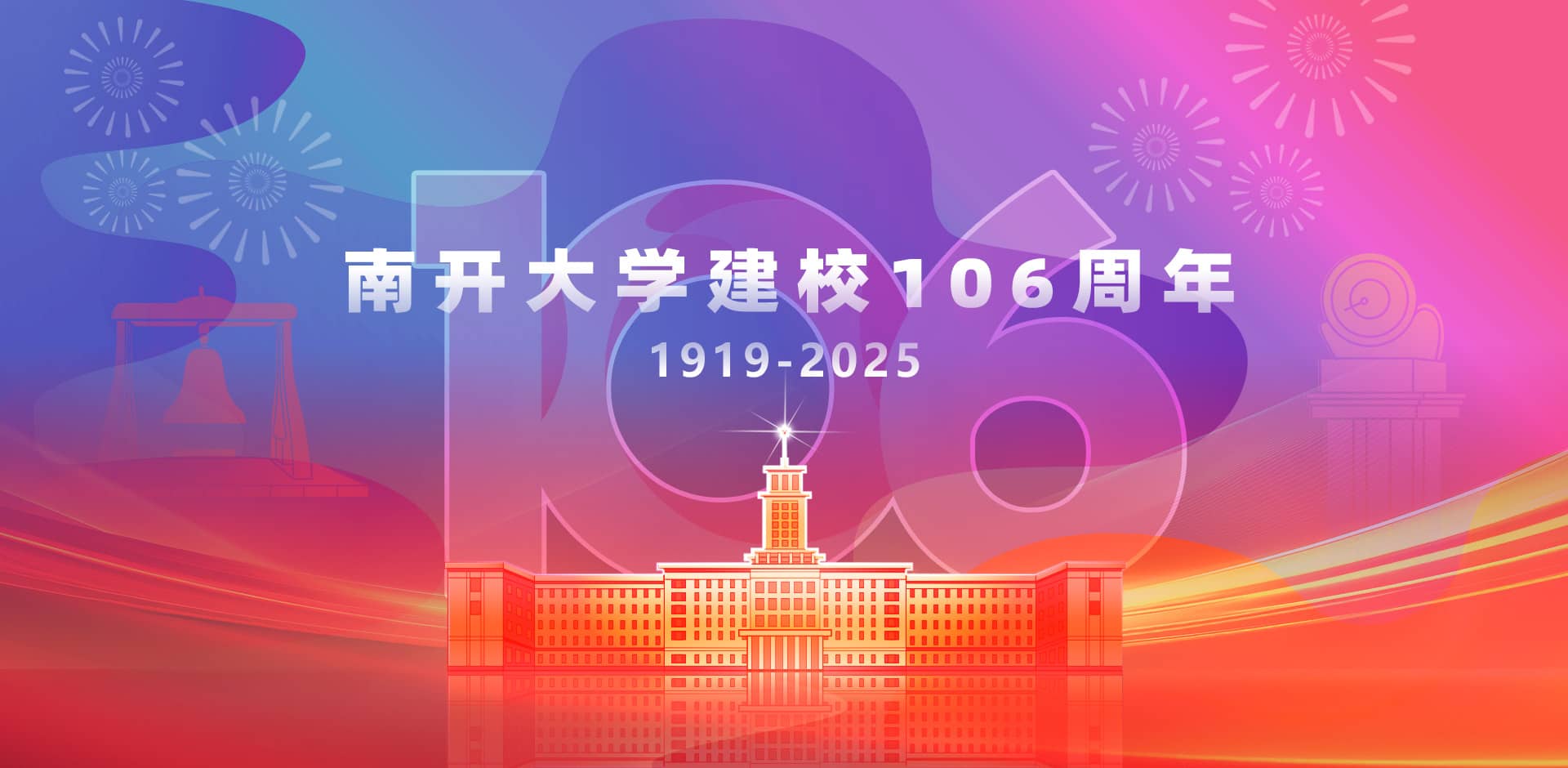 南开大学校园全景